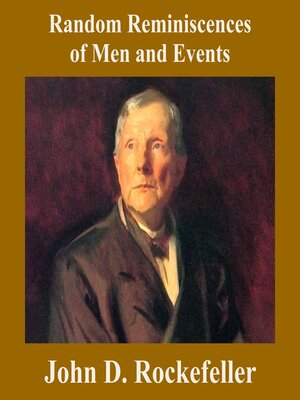 cover image of Random Reminiscences of Men and Events